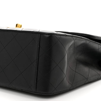 Chanel Lambskin Quilted XL Jumbo Single Flap Black 10 of 10