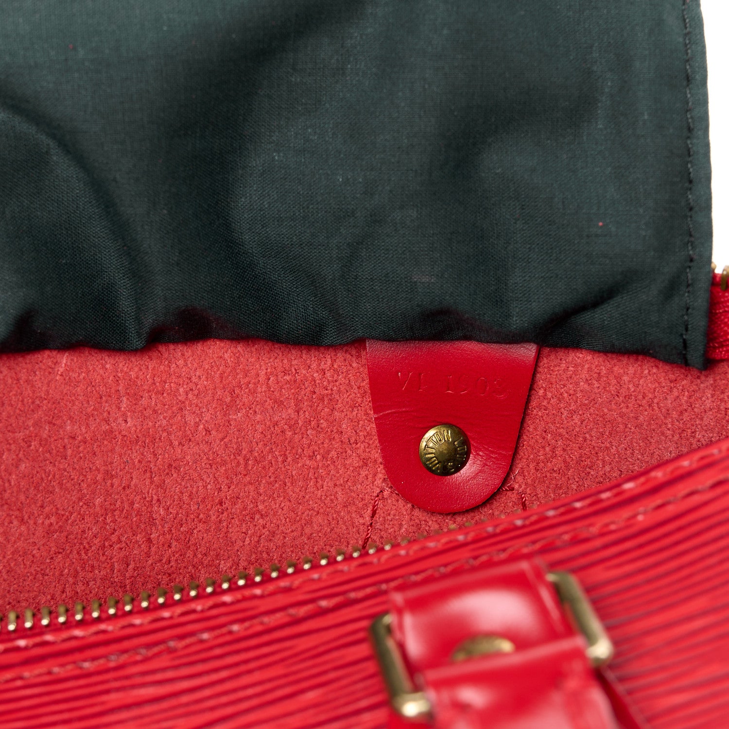 Louis Vuitton Epi Speedy 25 Castillan Red 6 of 11