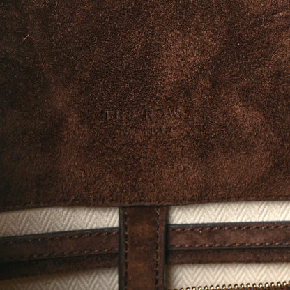The Row Suede Calfskin Soft Margaux 17 Mocha 6 of 9
