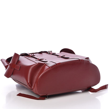 Louis Vuitton Epi Christopher Backpack PM Pomodoro 4 of 13