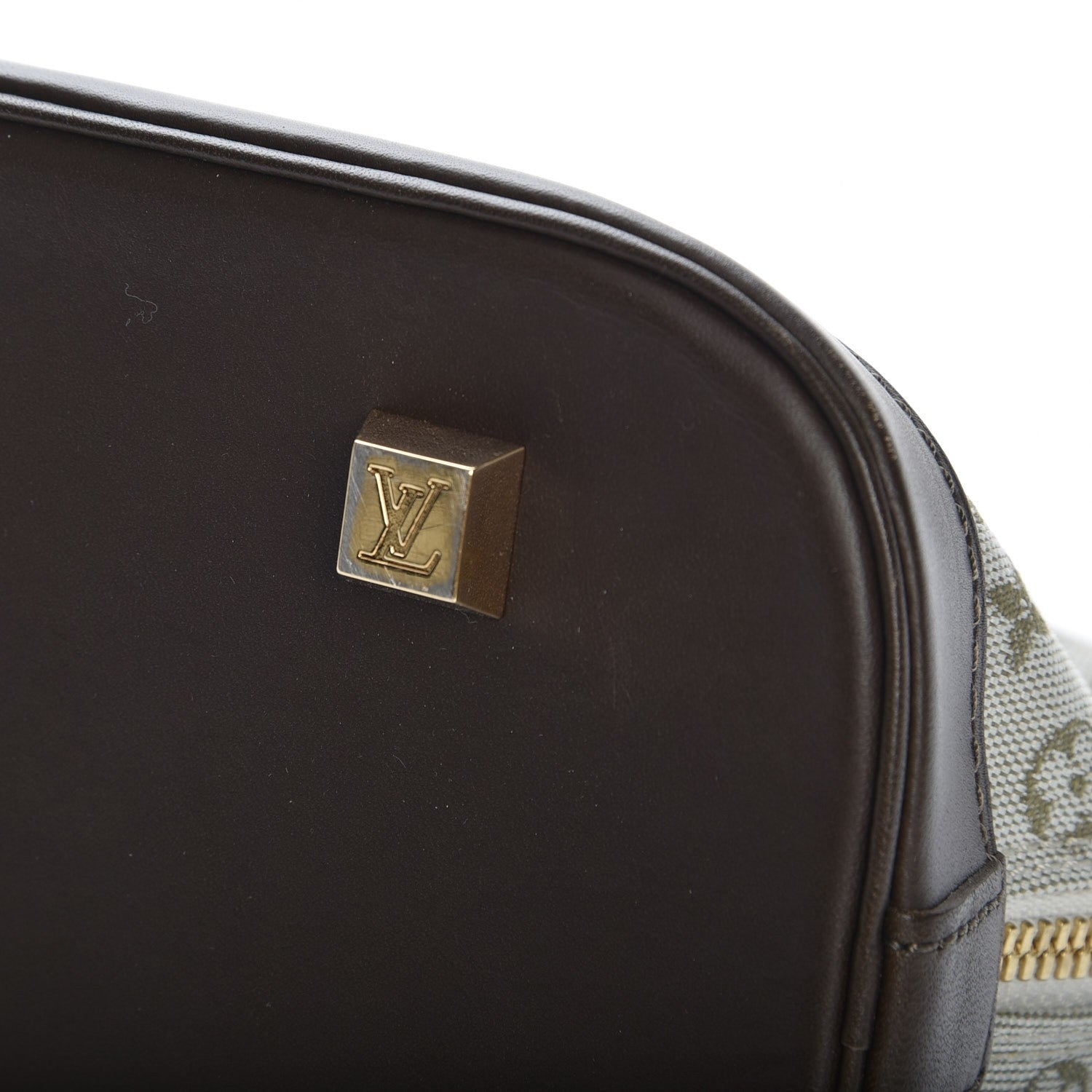 Louis Vuitton Mini Monogram Alma Long Kaki 9 of 11