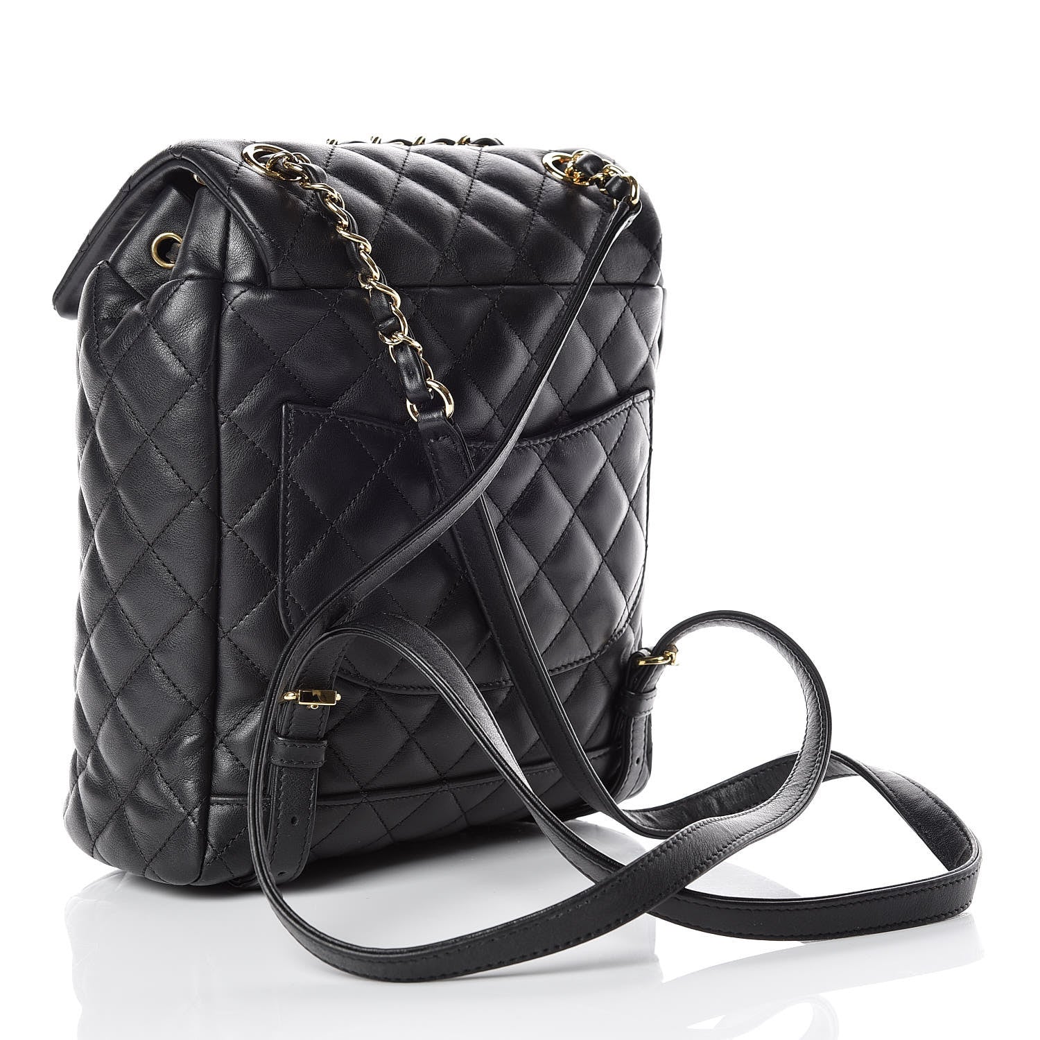 Chanel Lambskin Quilted Small Urban Spirit Backpack Black 3 of 10