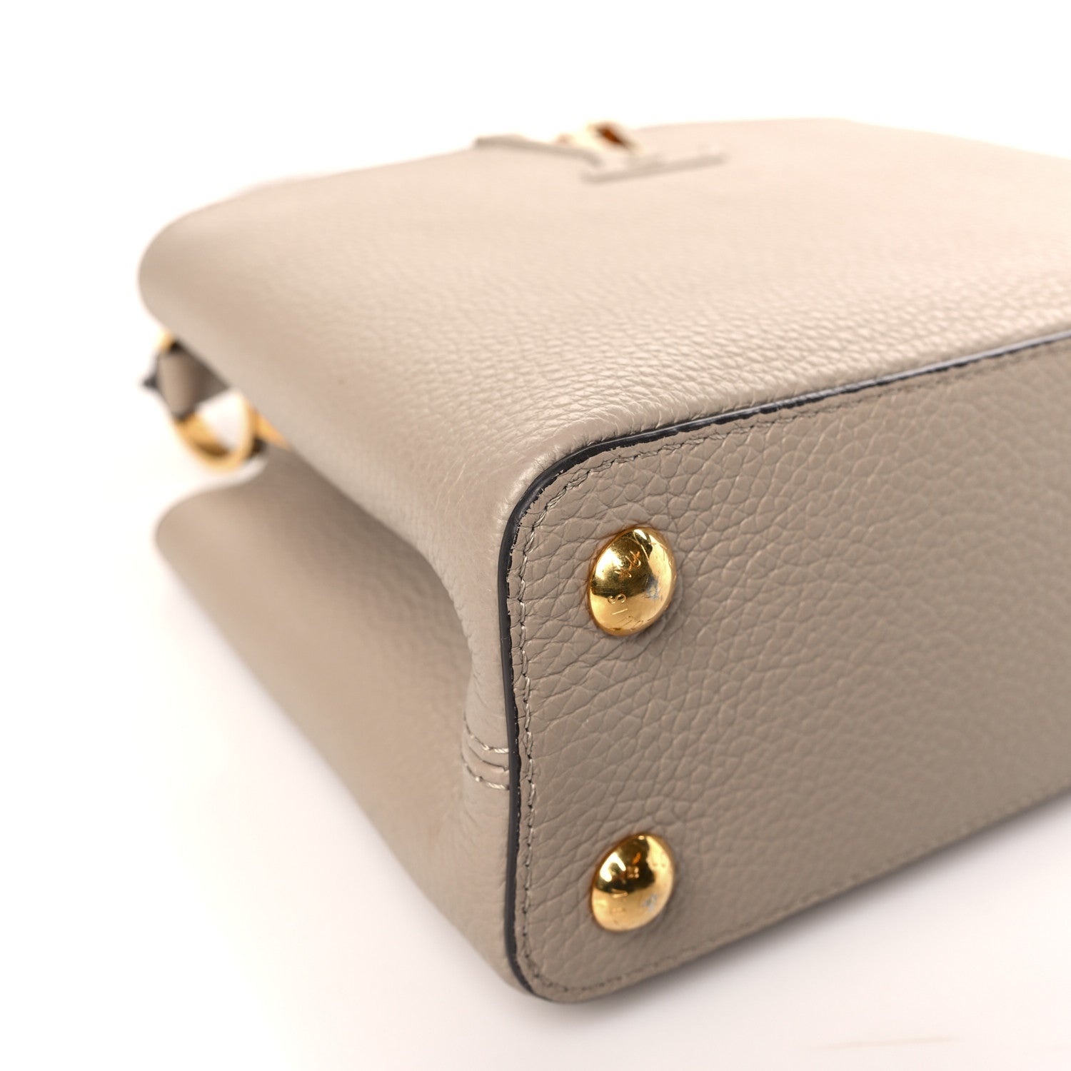 Louis Vuitton Taurillon Capucines BB Galet 7 of 8
