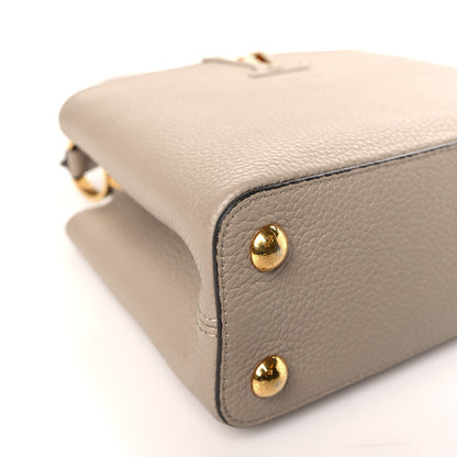 Louis Vuitton Taurillon Capucines BB Galet 7 of 8