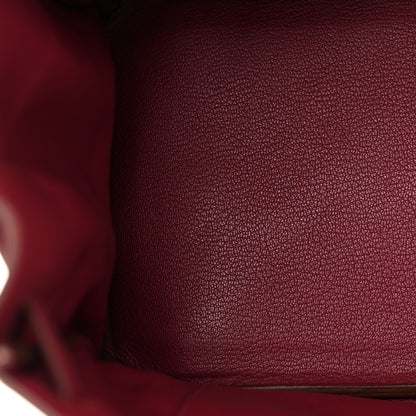 Hermes Taurillon Clemence Birkin 35 Rubis 12 of 18