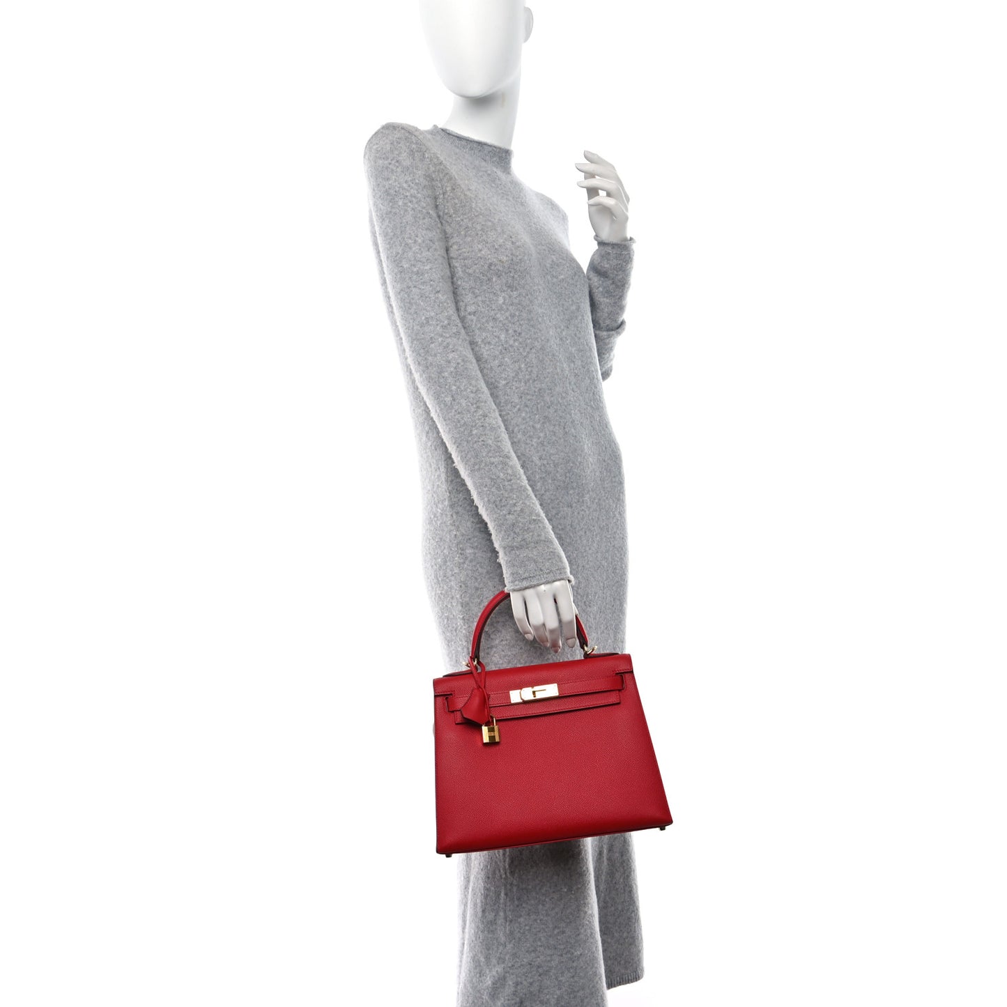 Epsom Kelly Sellier 28 Rouge Casaque