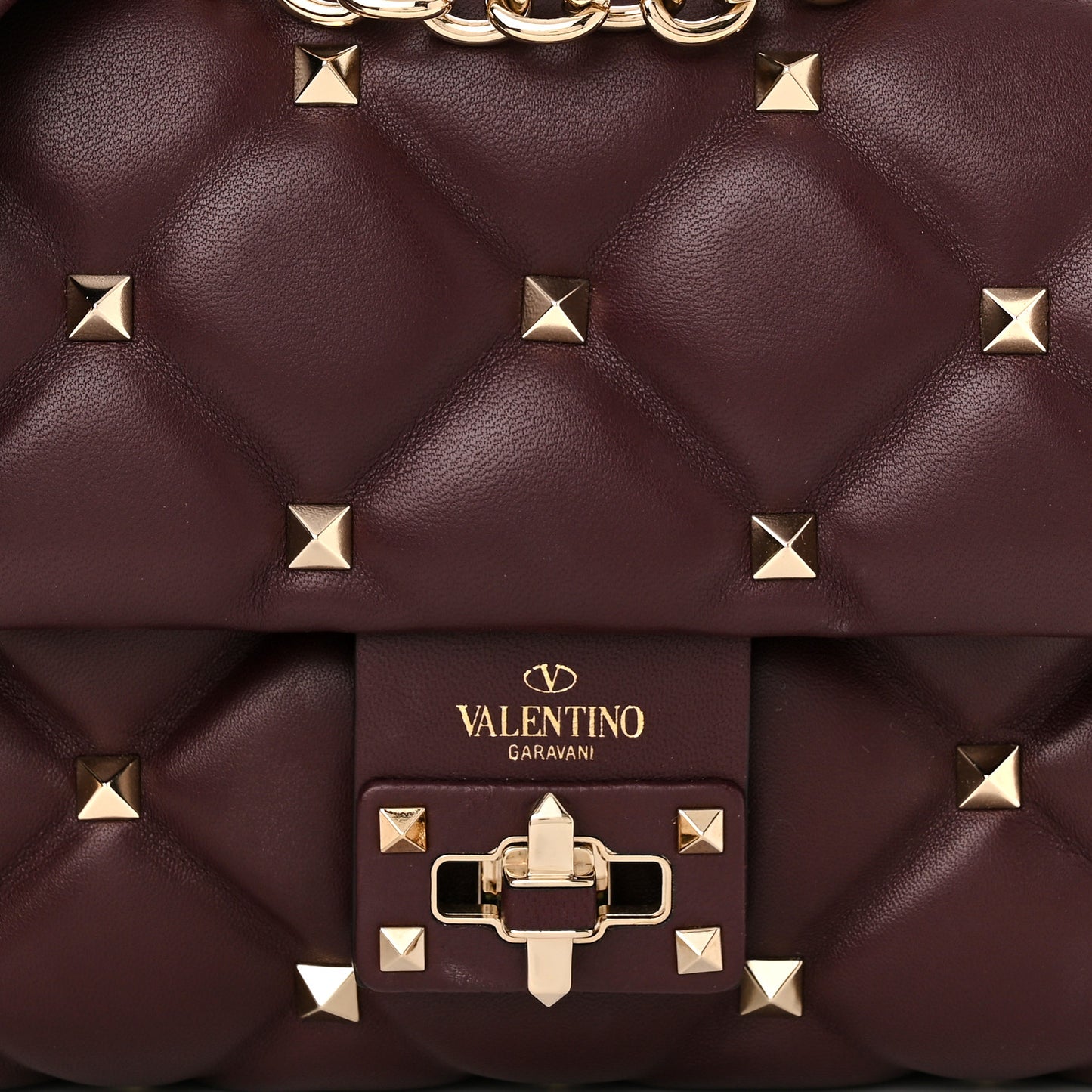 Nappa Small Candystud Crossbody Rubin
