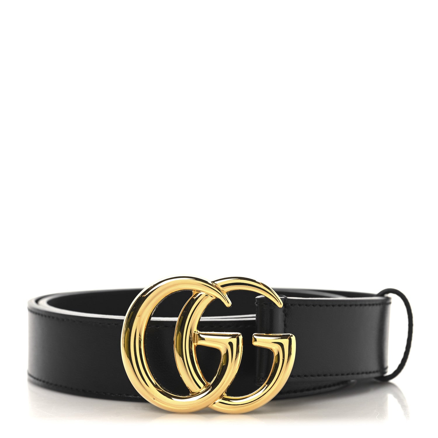Gucci Calfskin Double G 30mm Belt 75 30 Black 1 of 6