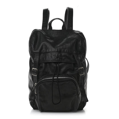 Saint Laurent Calfskin Delave Backpack Black 1 of 11