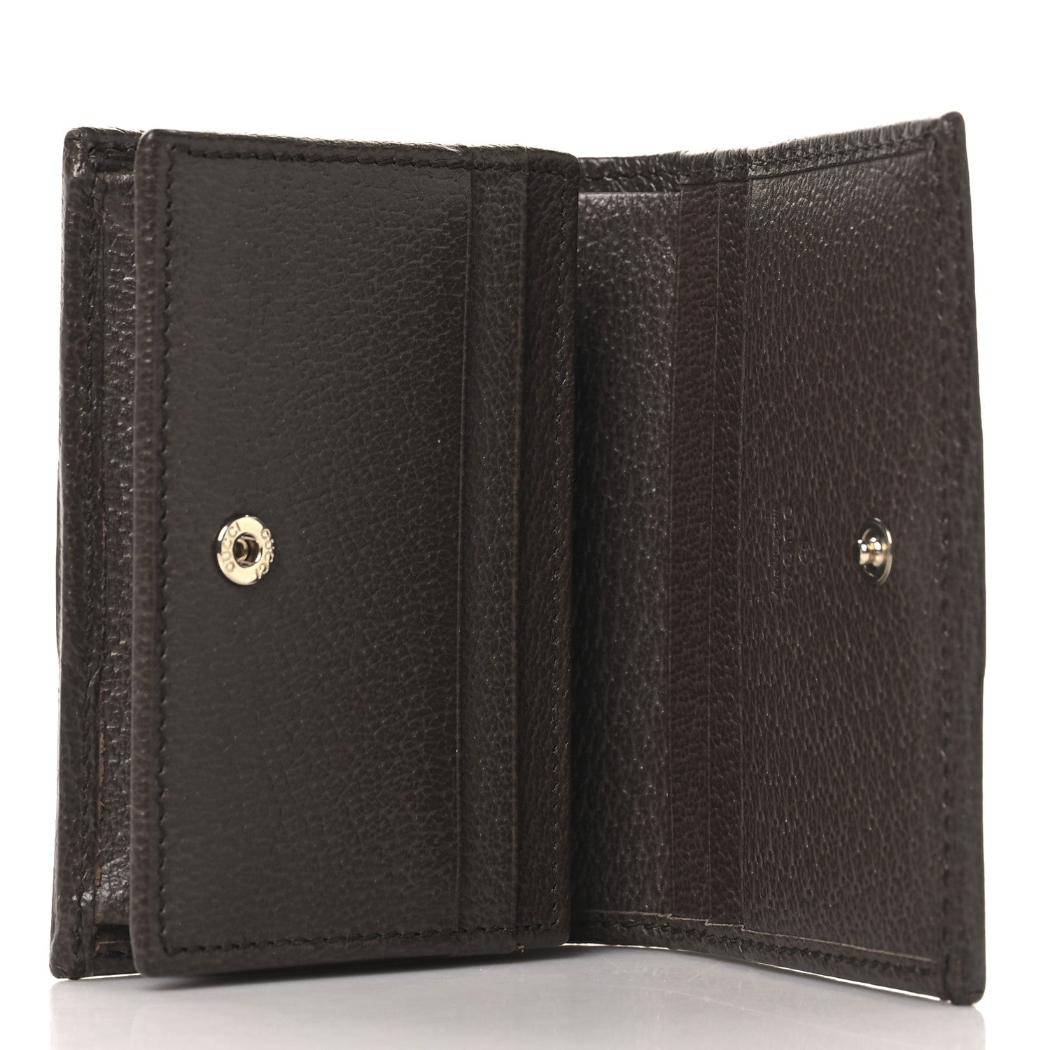 Gucci GG Supreme Monogram Web Ophidia Small Wallet Beige Dark Brown Beige Dark Brown 5 of 8