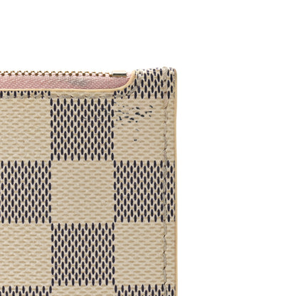 Louis Vuitton Damier Azur Neverfull MM GM Pochette Rose Ballerine 10 of 11