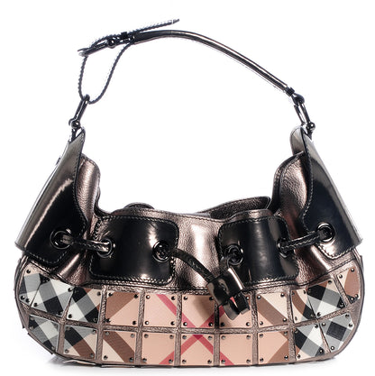 Burberry Prorsum Super Nova Mini Warrior Studded Hobo Metallic 1 of 9