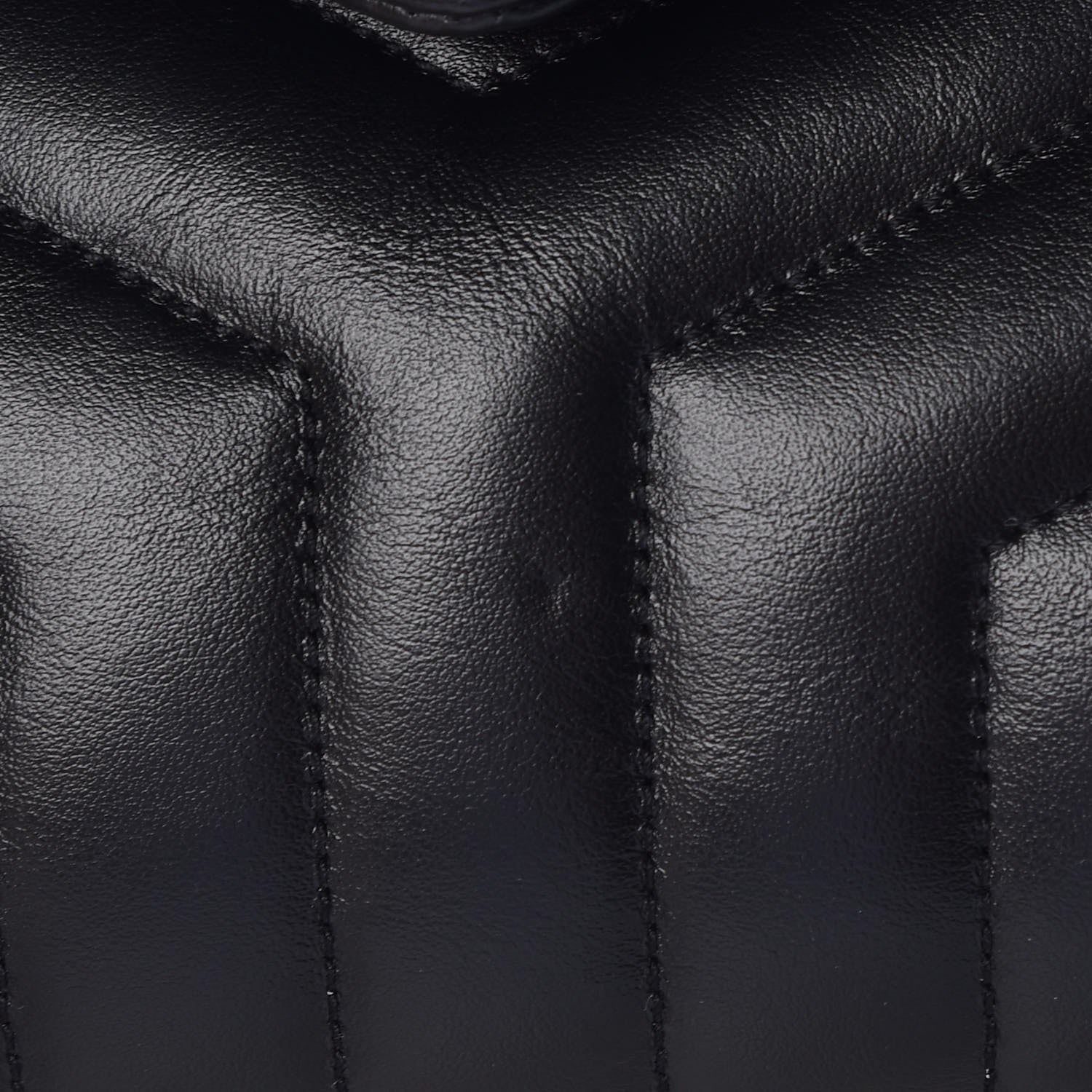 Saint Laurent Calfskin Y Quilted Monogram Medium Loulou Chain Satchel Black 10 of 10
