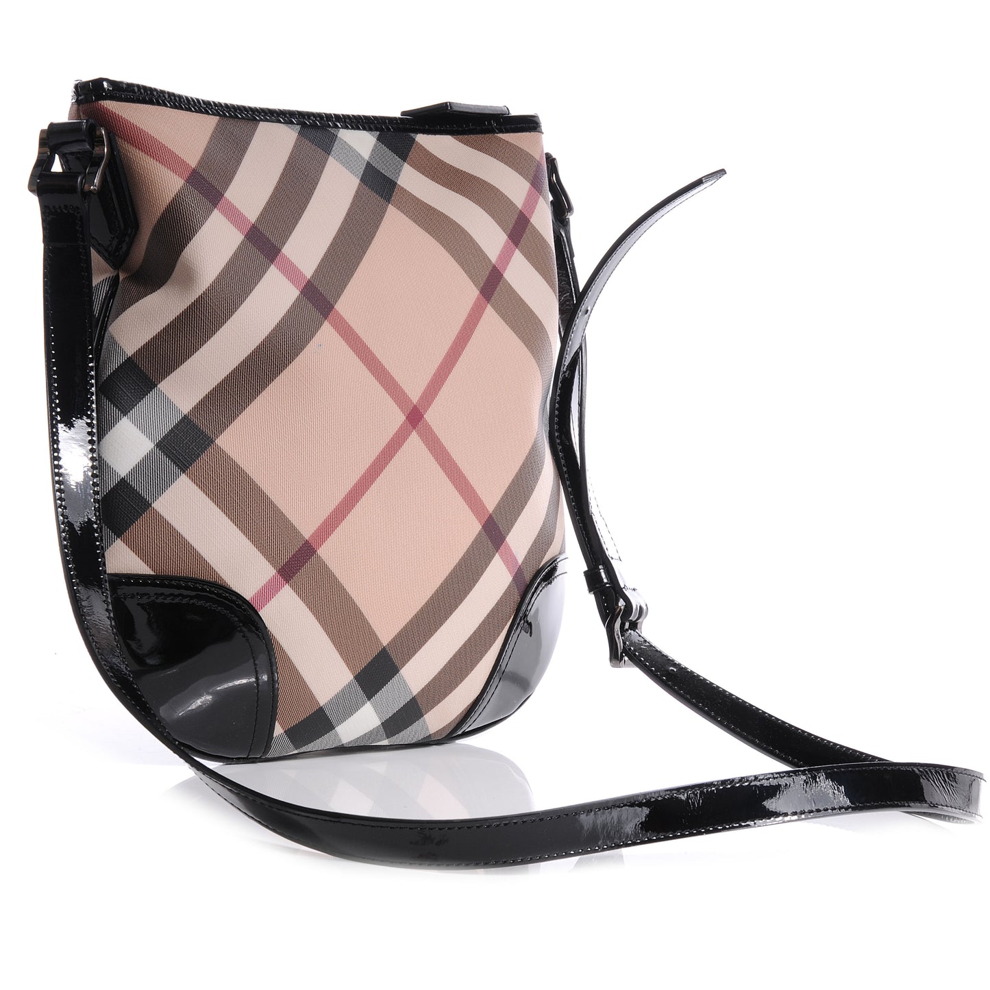 Supernova Check Small Dryden Crossbody Bag Black