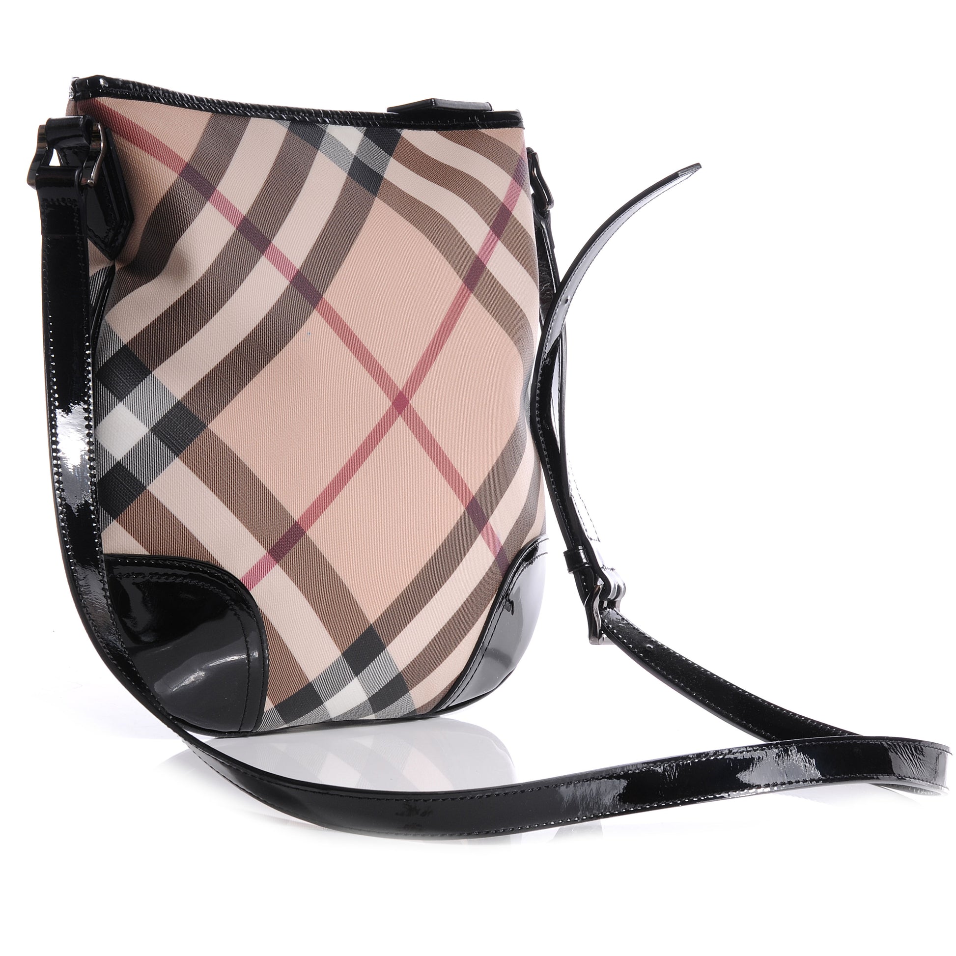 Burberry Supernova Check Small Dryden Crossbody Bag Black 3 of 8