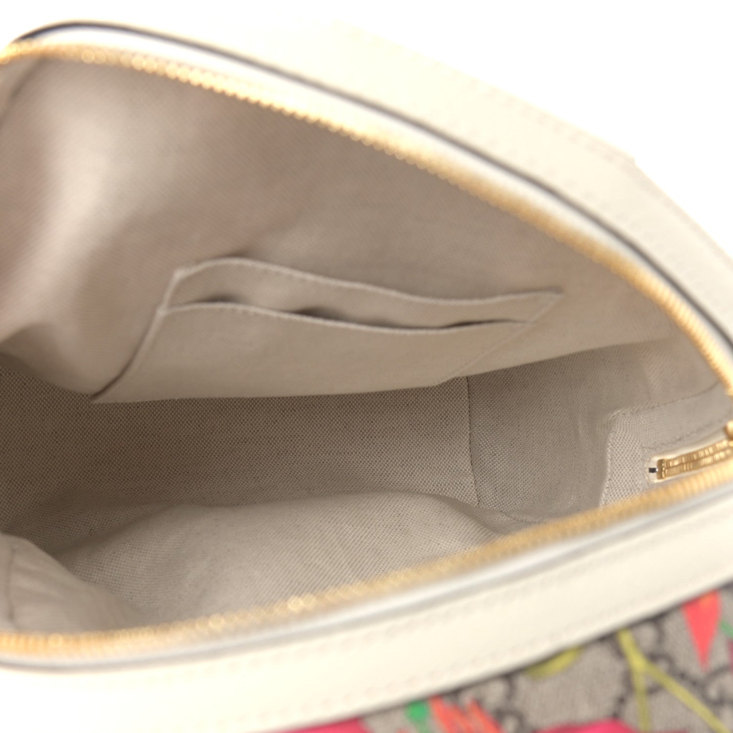 Gucci GG Supreme Monogram Flora Web Small Ophidia Day Backpack White 5 of 9