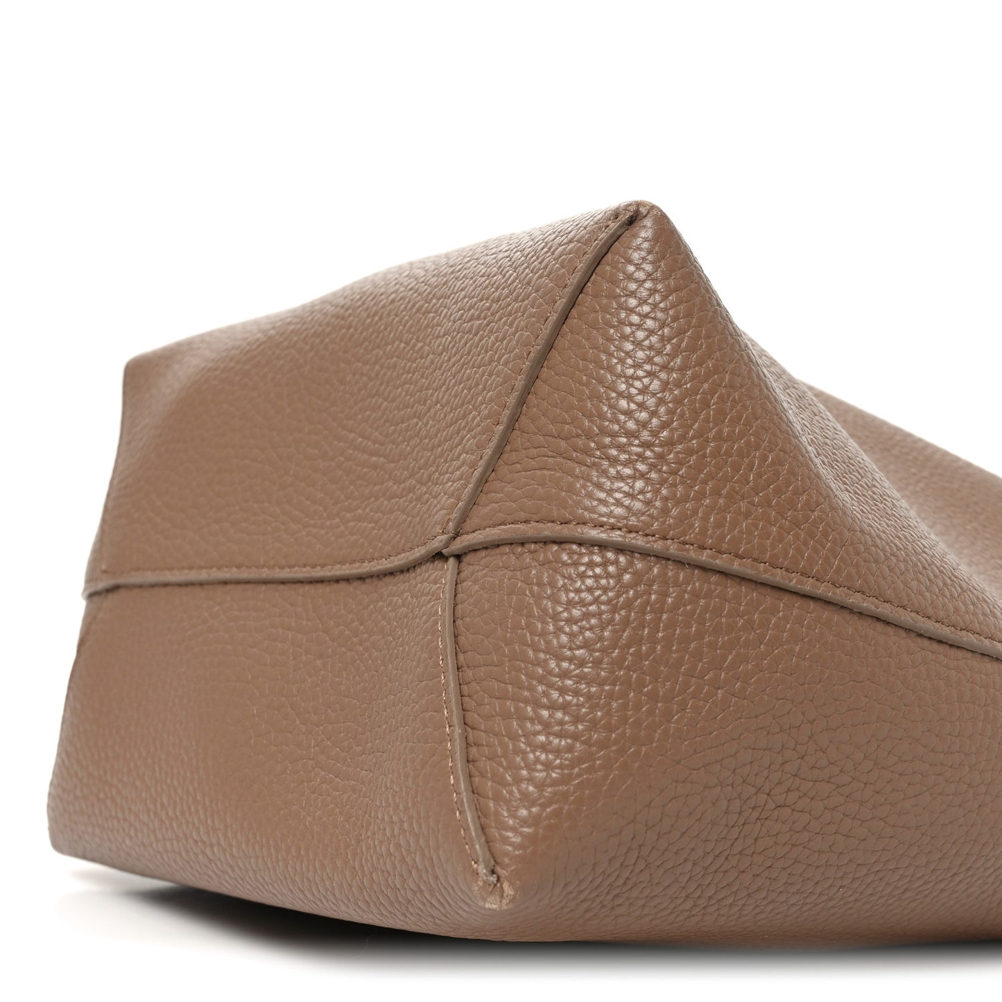 Pebbled Calfskin Small Everyday Cabas Biscotto