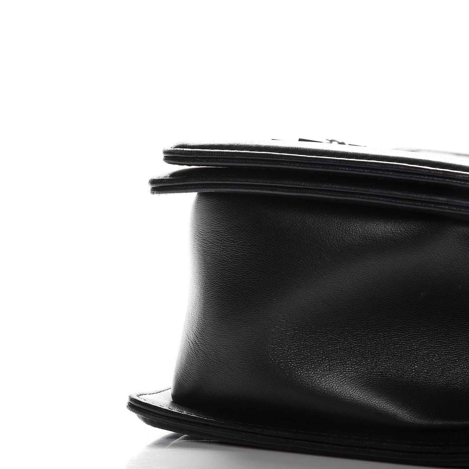 Chanel Lambskin Quilted Medium Boy Flap Black 11 of 12