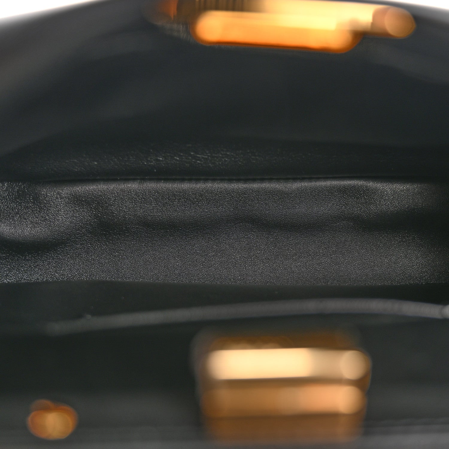 Fendi Nappa Mini Peekaboo Iconic Satchel Black 5 of 13