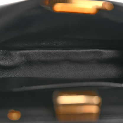 Fendi Nappa Mini Peekaboo Iconic Satchel Black 5 of 13