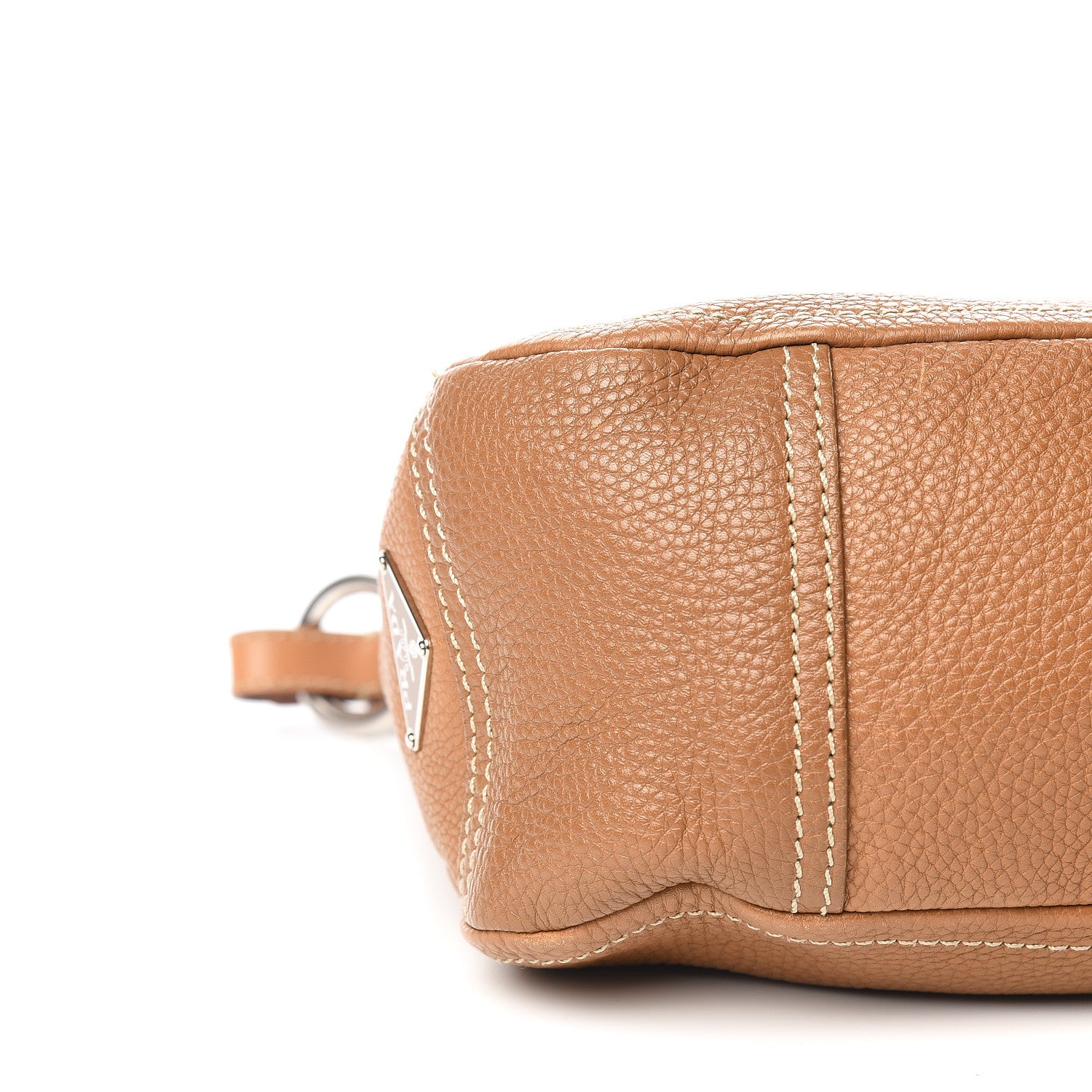 Prada Vitello Daino Shoulder Bag Naturale 8 of 11