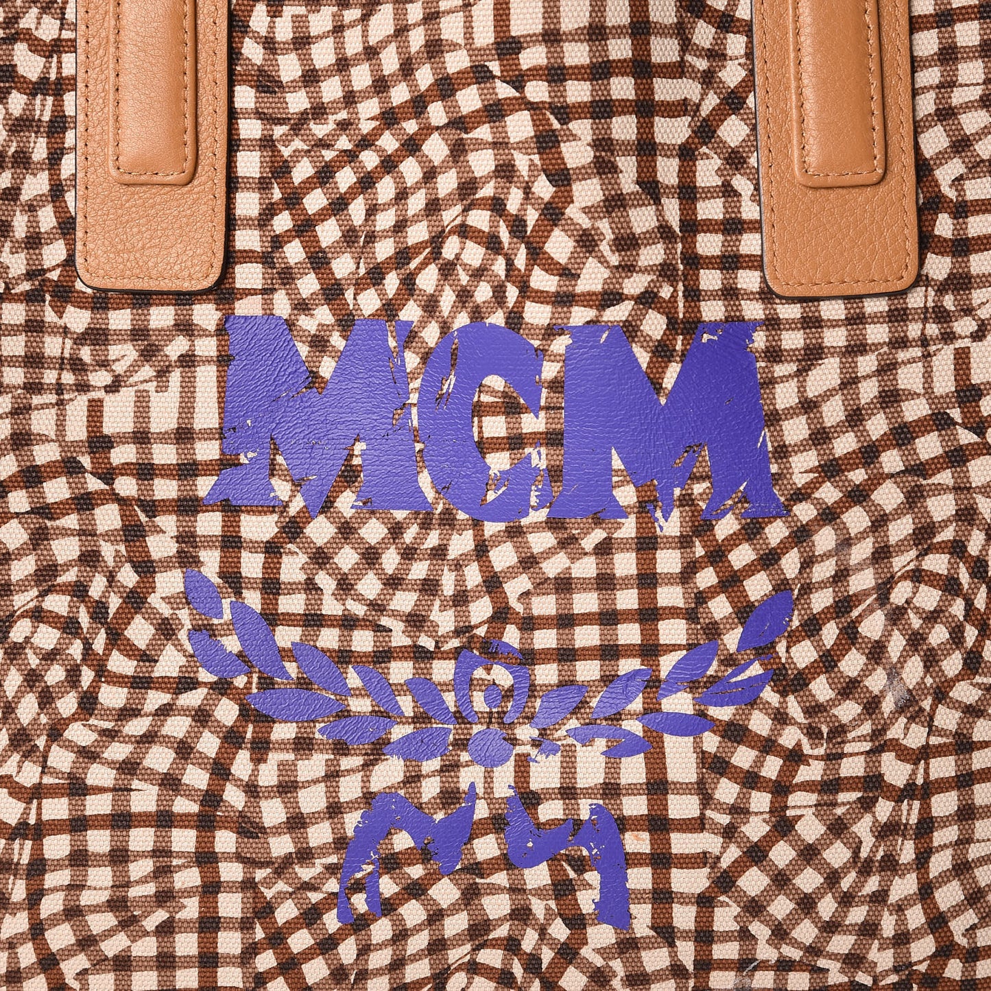 Visetos Large Liz Reversible Shopper Tote Cognac