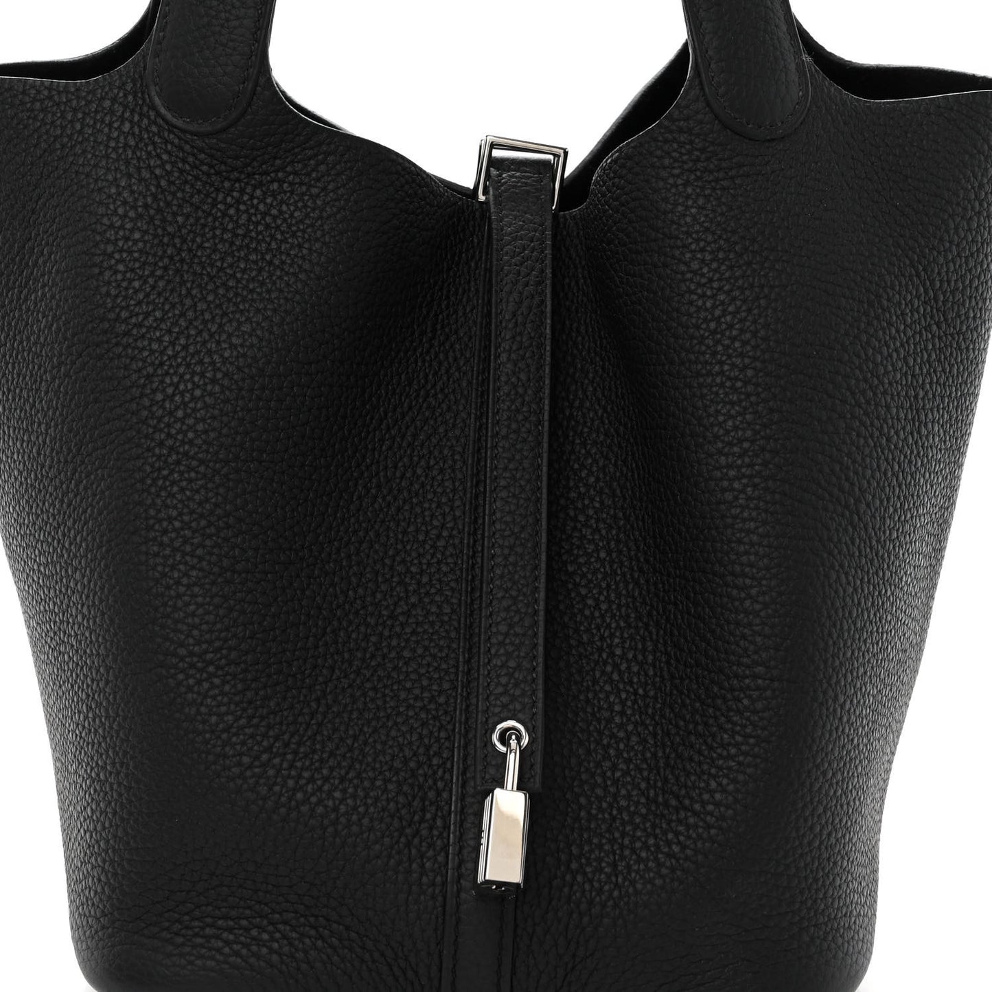 Taurillon Clemence Picotin Lock 22 MM Black