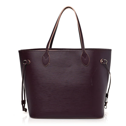 Louis Vuitton Epi Neverfull MM Prune Rose Poudre 3 of 14