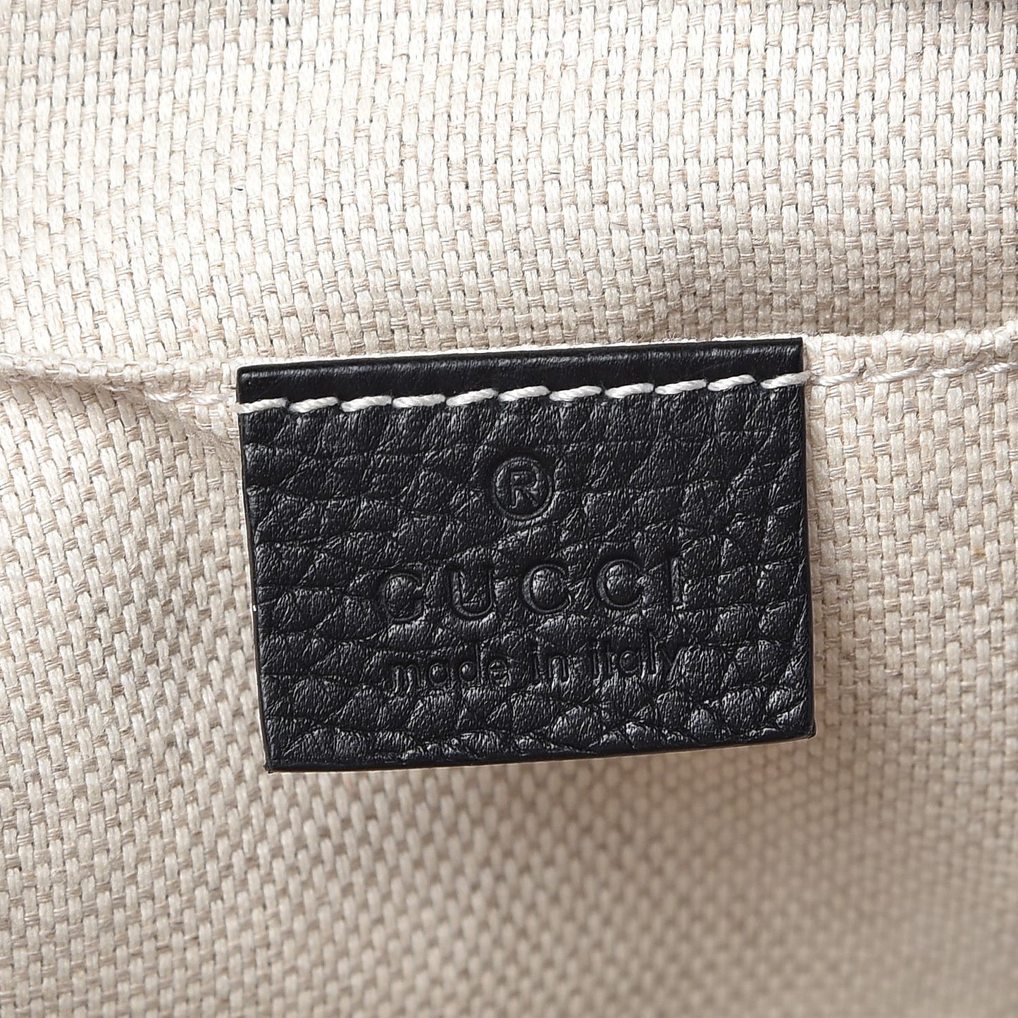 Pebbled Calfskin Small Soho Disco Bag Black