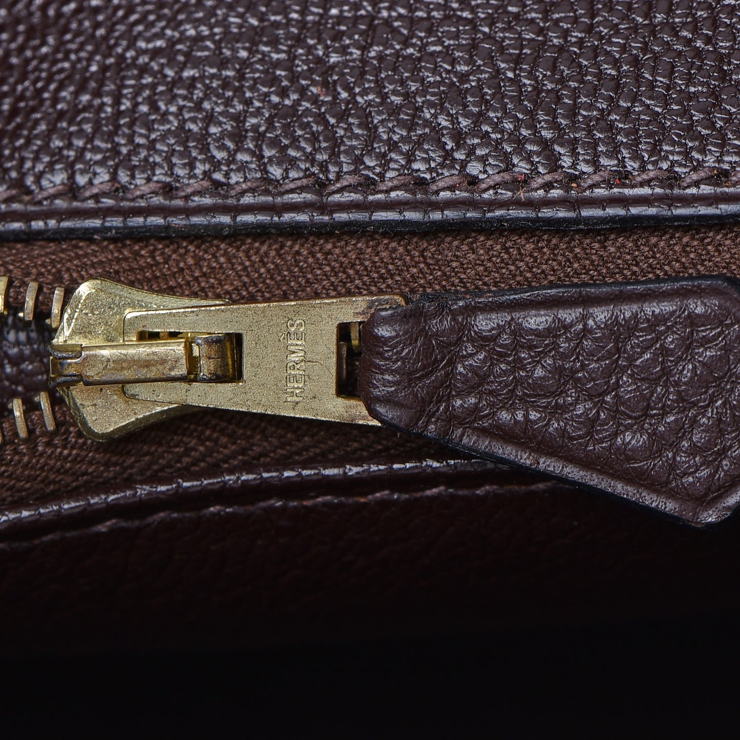 Togo Birkin 35 Chocolate