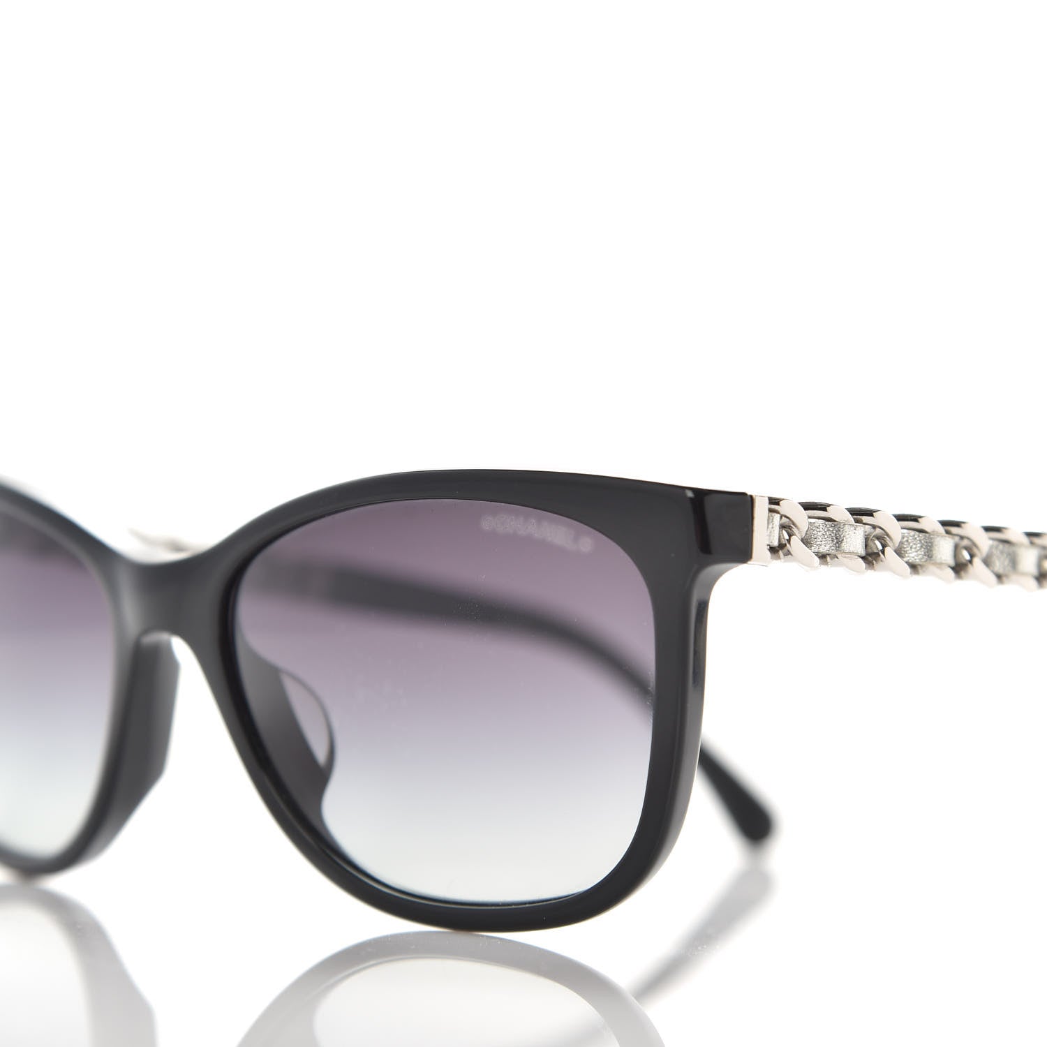 Chanel Acetate CC Chain Sunglasses 5260-Q Black 7 of 8