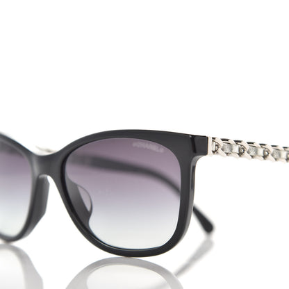 Chanel Acetate CC Chain Sunglasses 5260-Q Black 7 of 8