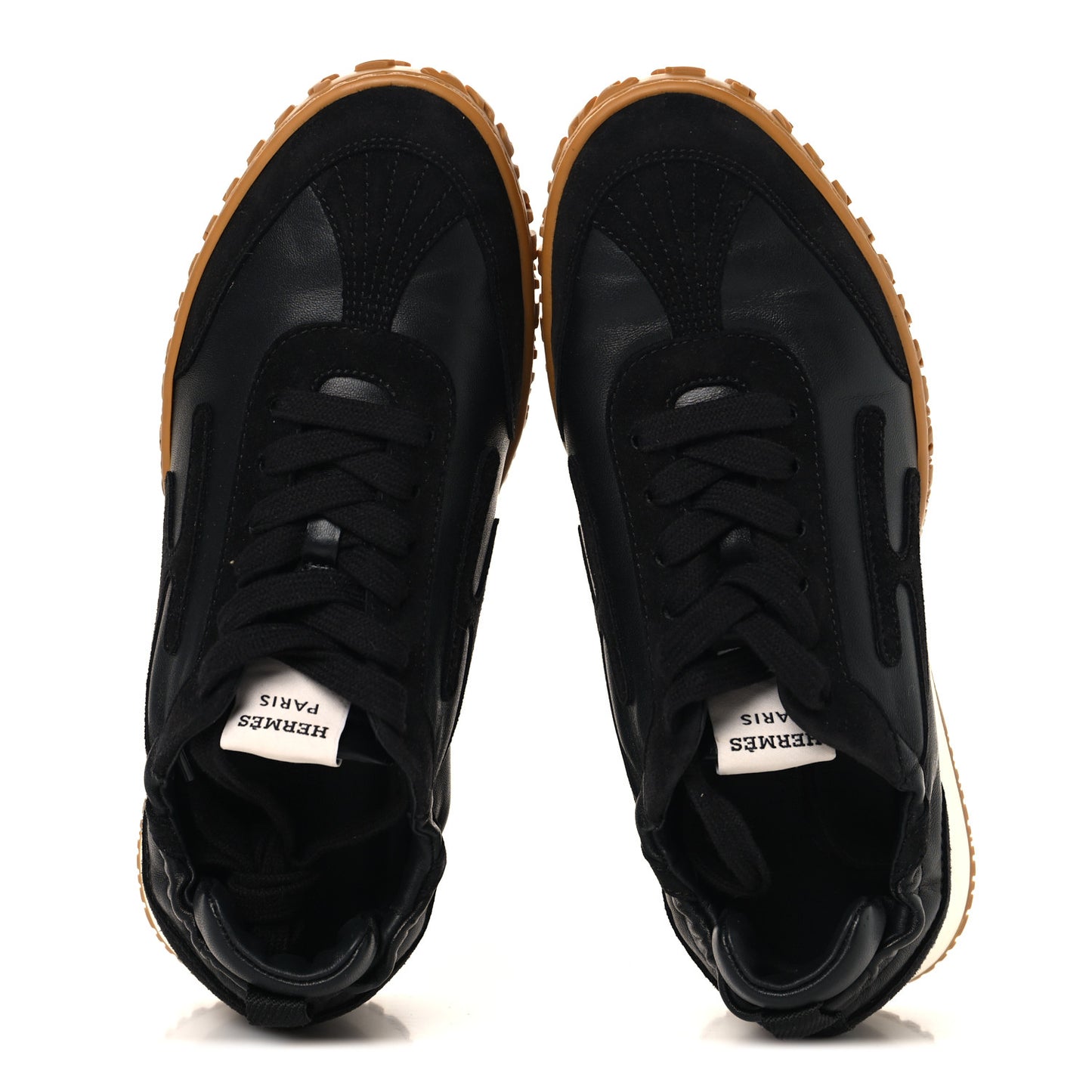 Nappa Suede Goatskin Jet Sneakers 36 Black