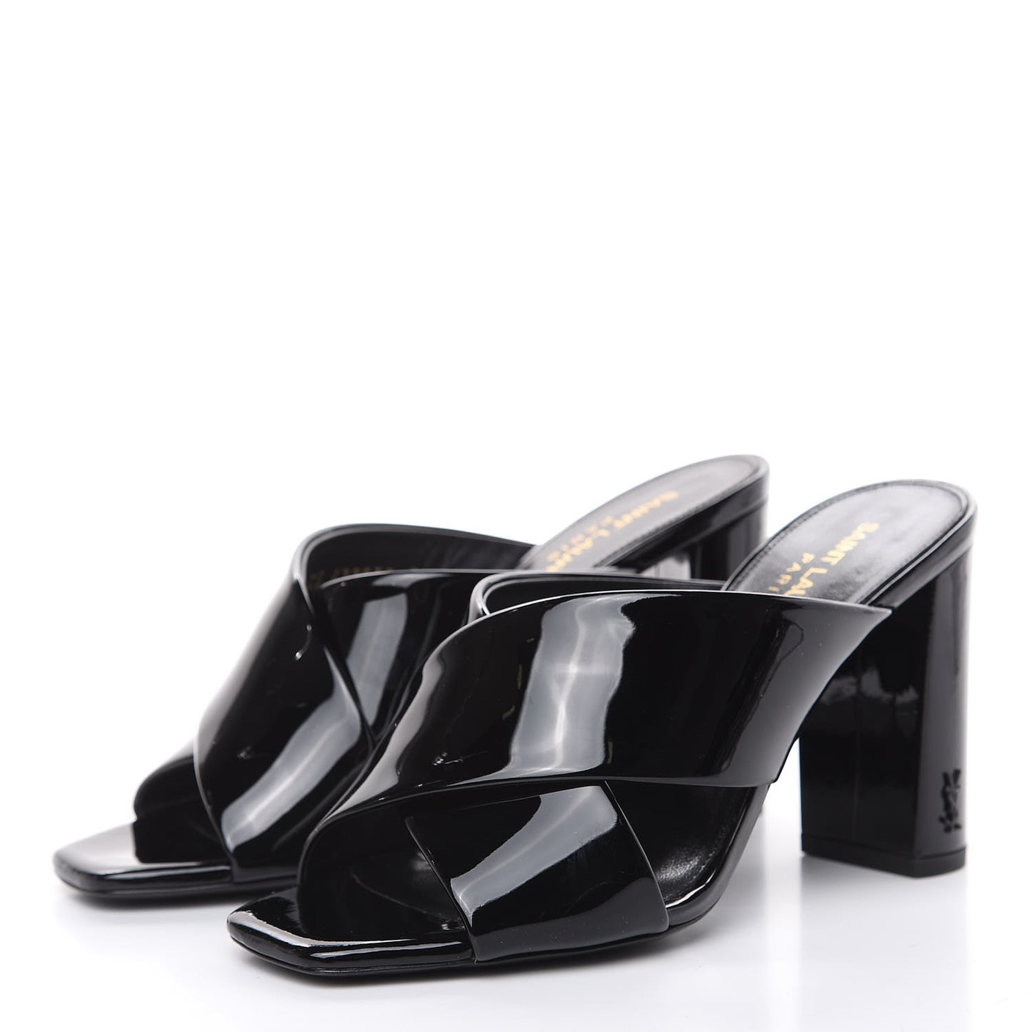 Patent LouLou 95 Mule Sandals 36 Black