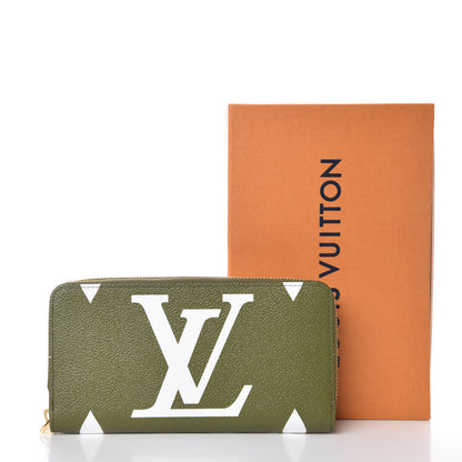 Louis Vuitton Monogram Giant Zippy Wallet Kaki White 8 of 8
