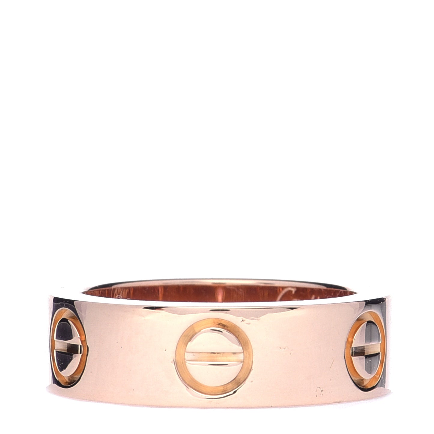 18K Pink Gold Pink Sapphire 5.5mm LOVE Ring 47 4
