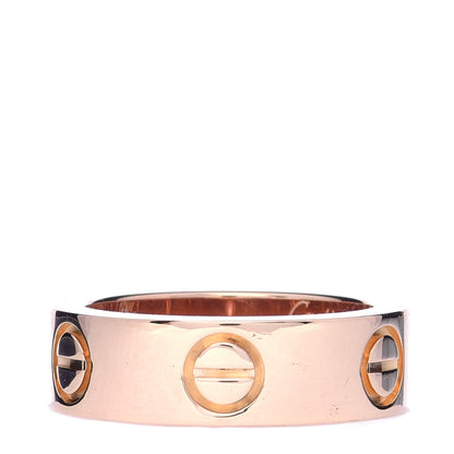 Cartier 18K Pink Gold Pink Sapphire 5.5mm LOVE Ring 47 4 3 of 5