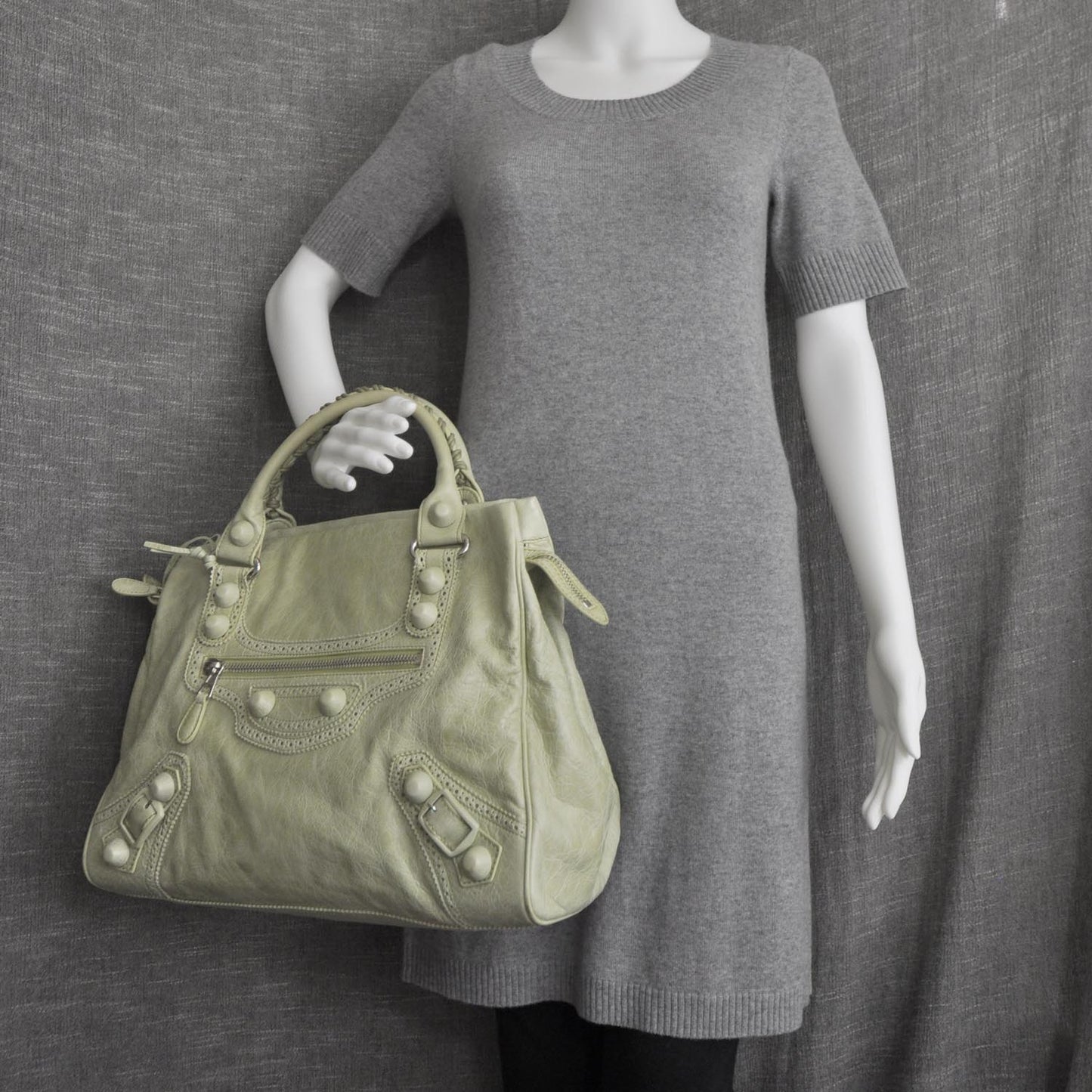 Agneau Giant Brogues Hardware Mid Day Granny Green