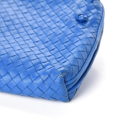 Bottega Veneta Nappa Intrecciato Nodini Crossbody Messenger Signal Blue 9 of 9