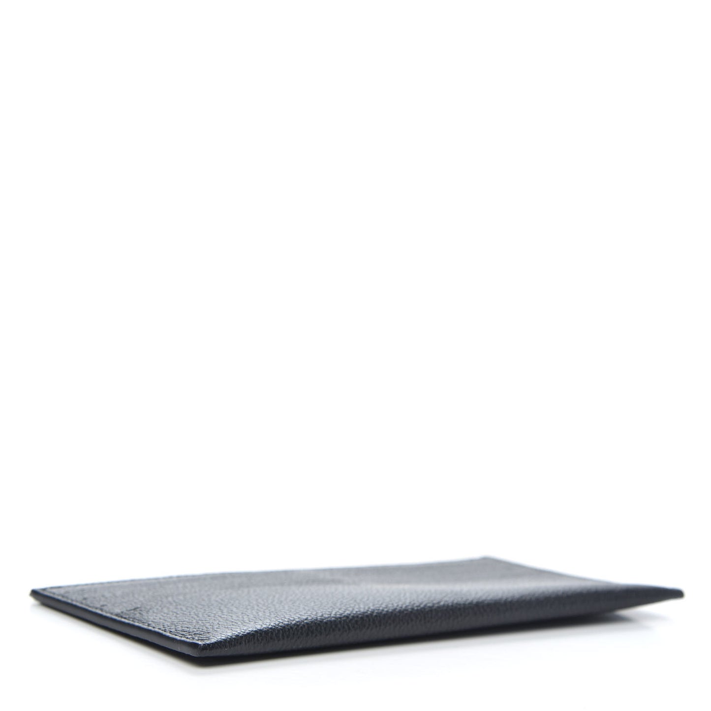 Calfskin Felicie Chain Wallet Card Holder Insert Black