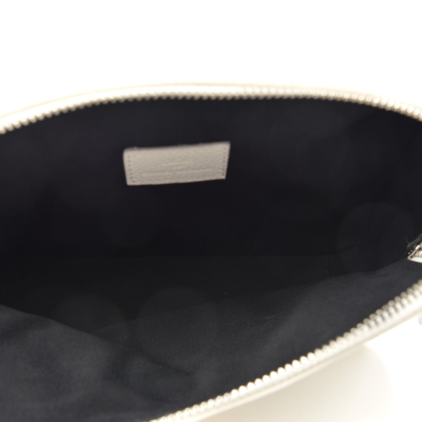 X DANIEL ARSHAM Grained Calfskin Safari Messenger Bag White