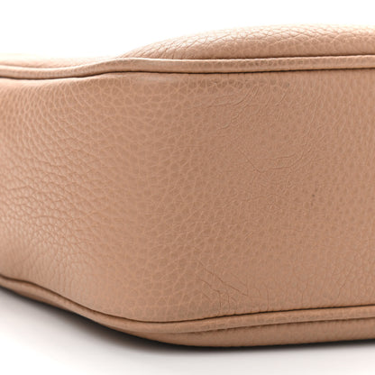 Gucci Pebbled Calfskin Small Soho Disco Bag Camelia 9 of 11