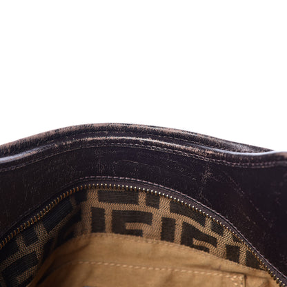 Fendi Zucca Small Chef Shopping Tote Tobacco Moro 15 of 24