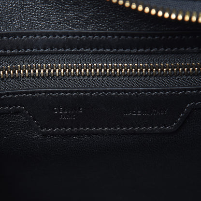 Celine Smooth Calfskin Nubuck Micro Tri-Color Luggage Light Taupe Fox Red 6 of 13