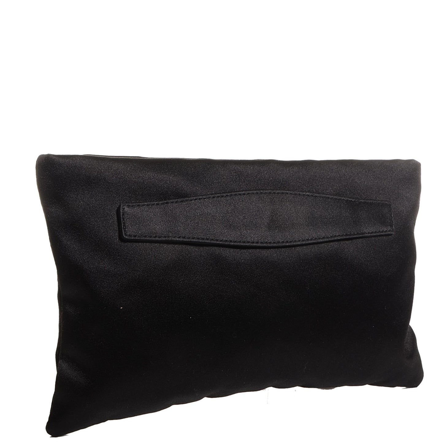 Satin Evening Clutch Black