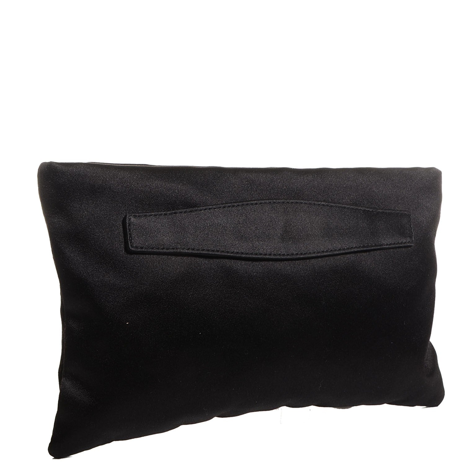 Prada Satin Evening Clutch Black 3 of 10