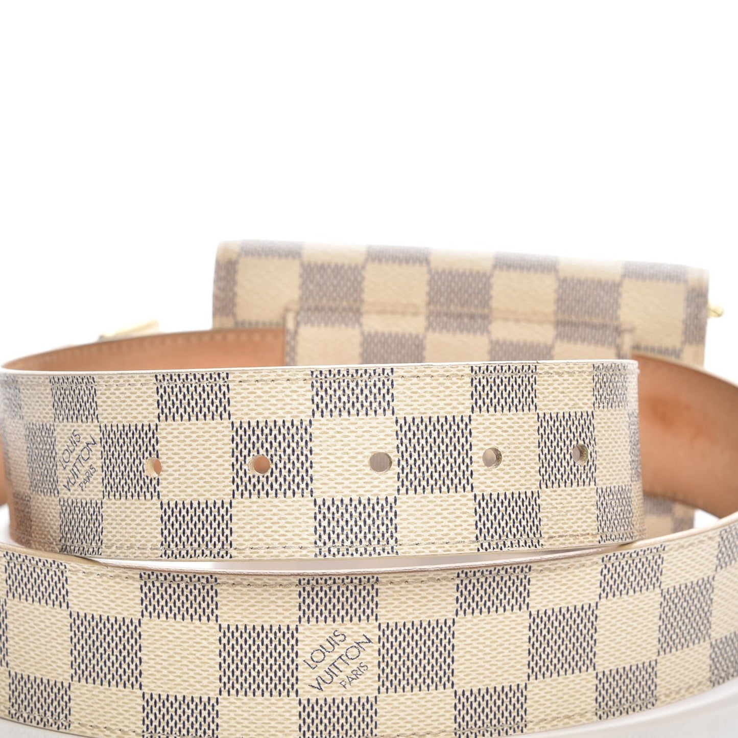 Damier Azur Pochette Solo Belt 90 36