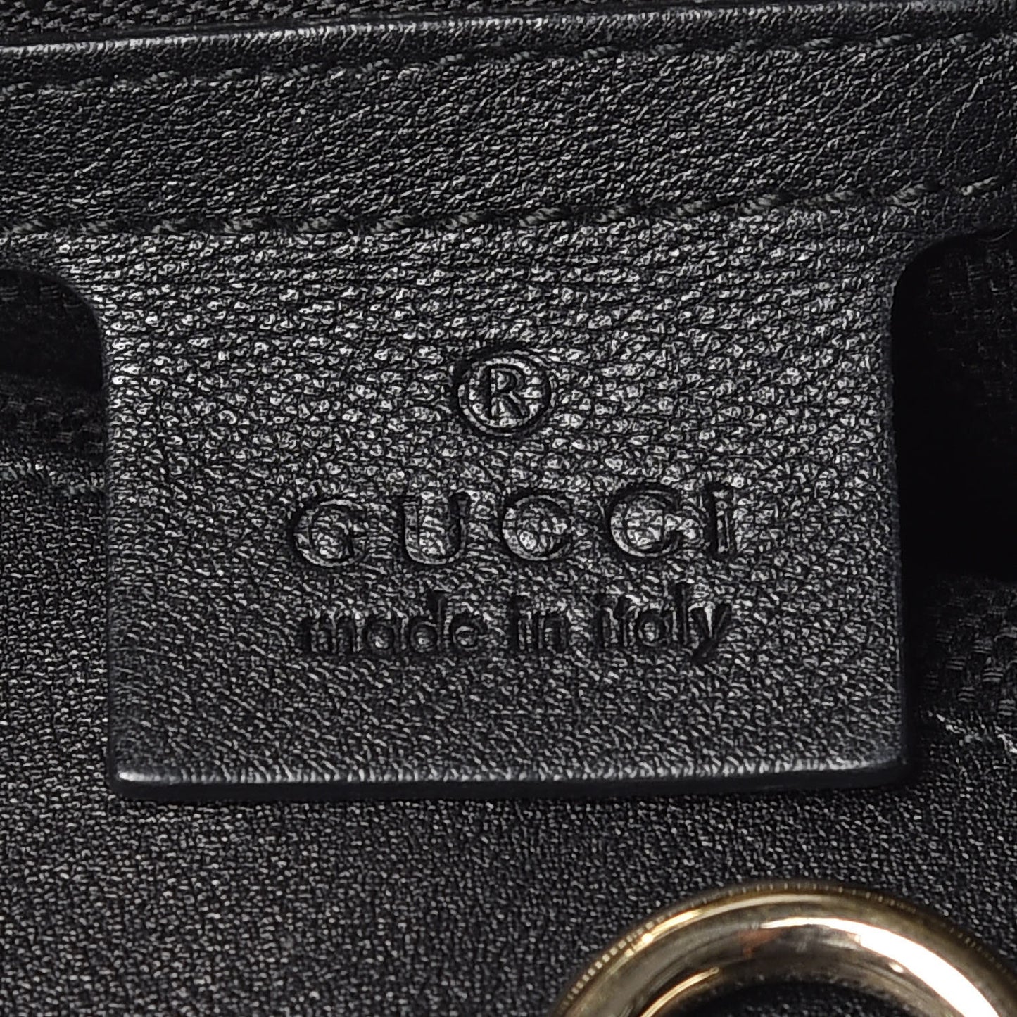 Patent Medium Soho Chain Shoulder Bag Black
