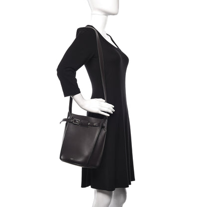 Celine Smooth Calfskin Long Strap Big Bucket Bag Liquorice 2 of 9