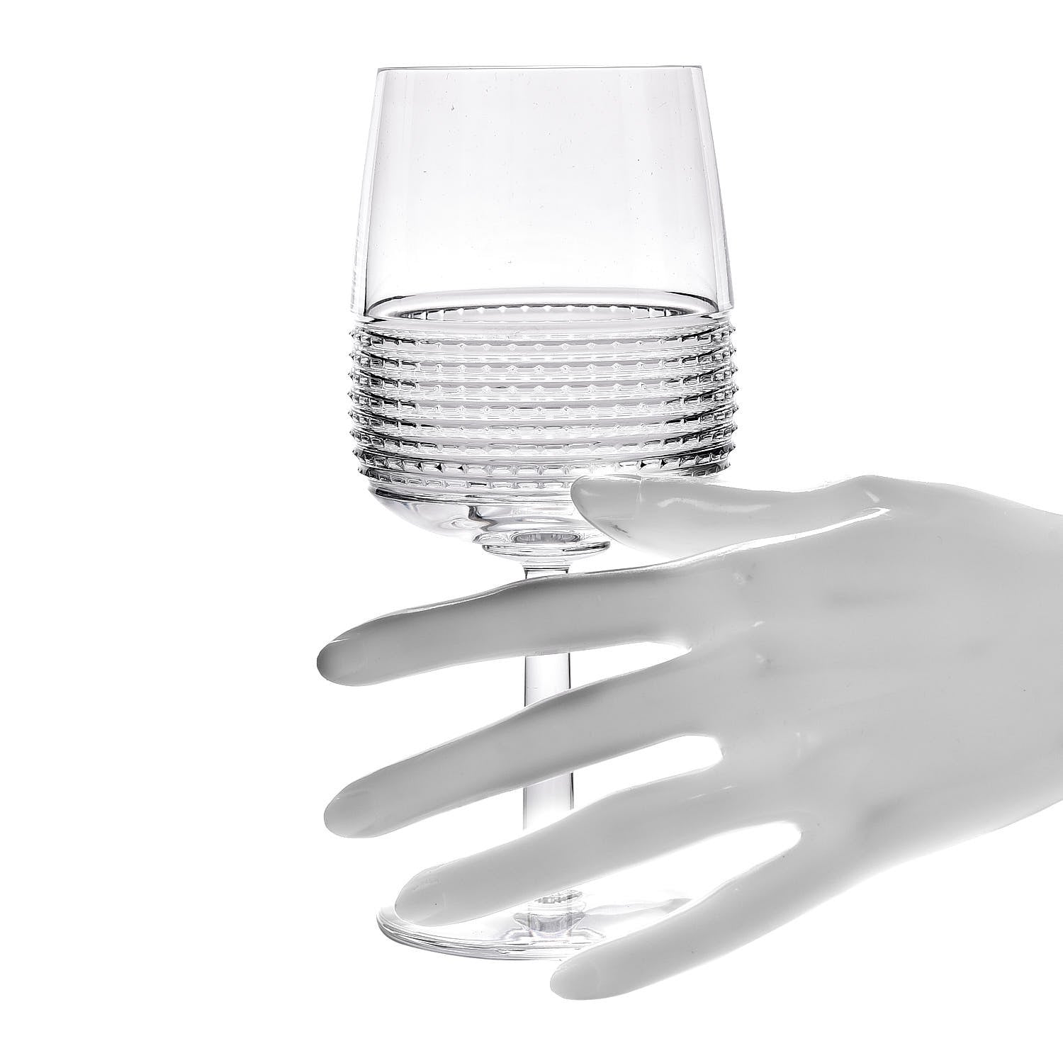 Hermes Crystal Intervalle Wine Glass Set Of 2 2 of 5